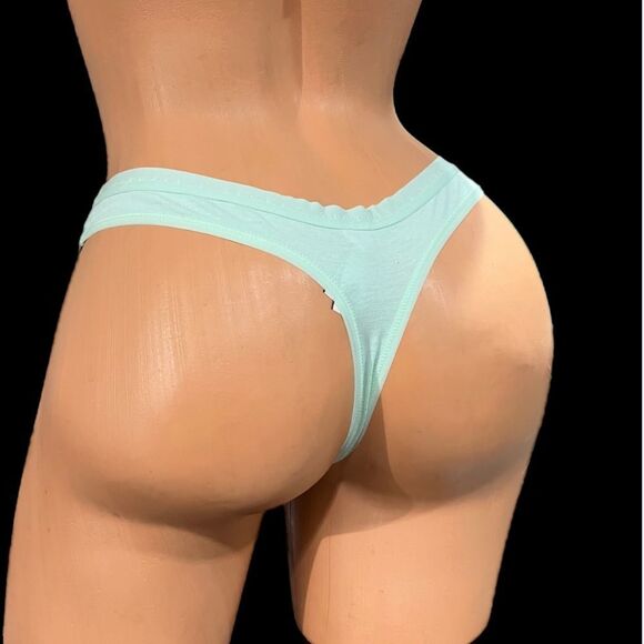 Victorias Secret Soft Cotton & Modal Thong panty lavender Medium - Picture 2 of 4